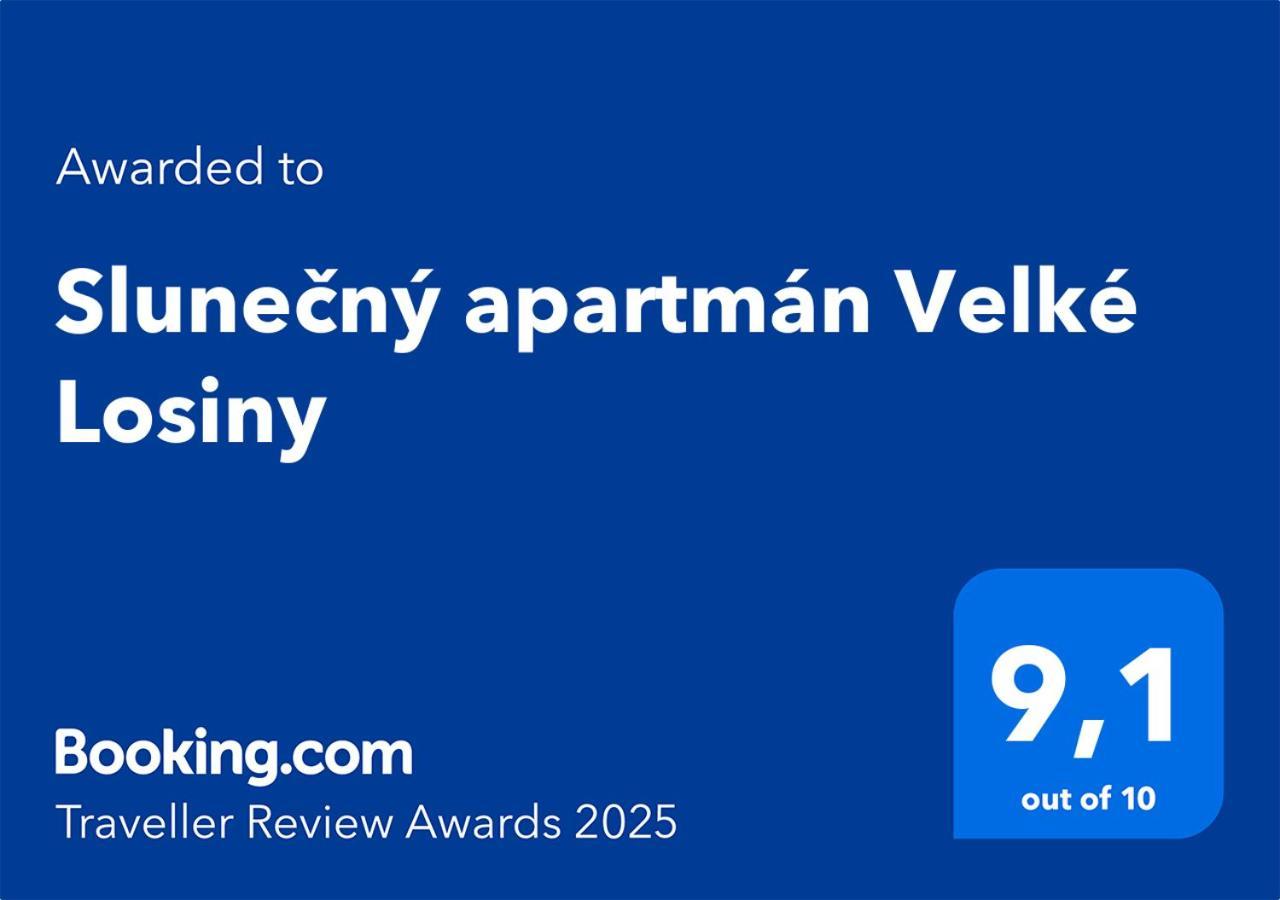 Slunecny Apartman Velke Losiny Exterior photo